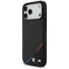 BMW M Carbon Tricolor Line MagSafe case voor iPhone 17 Pro Max zwart
