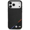 BMW M Carbon Tricolor Line MagSafe case voor iPhone 17 Pro Max zwart