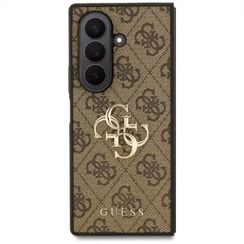 Guess Big 4G Logo Classic case voor Samsung Galaxy Z Fold7, bruin