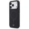 Mercedes Plain Smooth Leather MagSafe case voor iPhone 17 Pro zwart