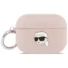 KARL LAGERFELD Monogram Karl Head-hoesje voor AirPods Pro 3, roze
