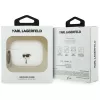 KARL LAGERFELD Silicone Karl Head 3D-hoesje voor AirPods Pro 3, wit