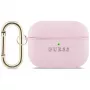 Guess Grained Classic Logo-hoesje voor Apple AirPods Pro 3e generatie - roze