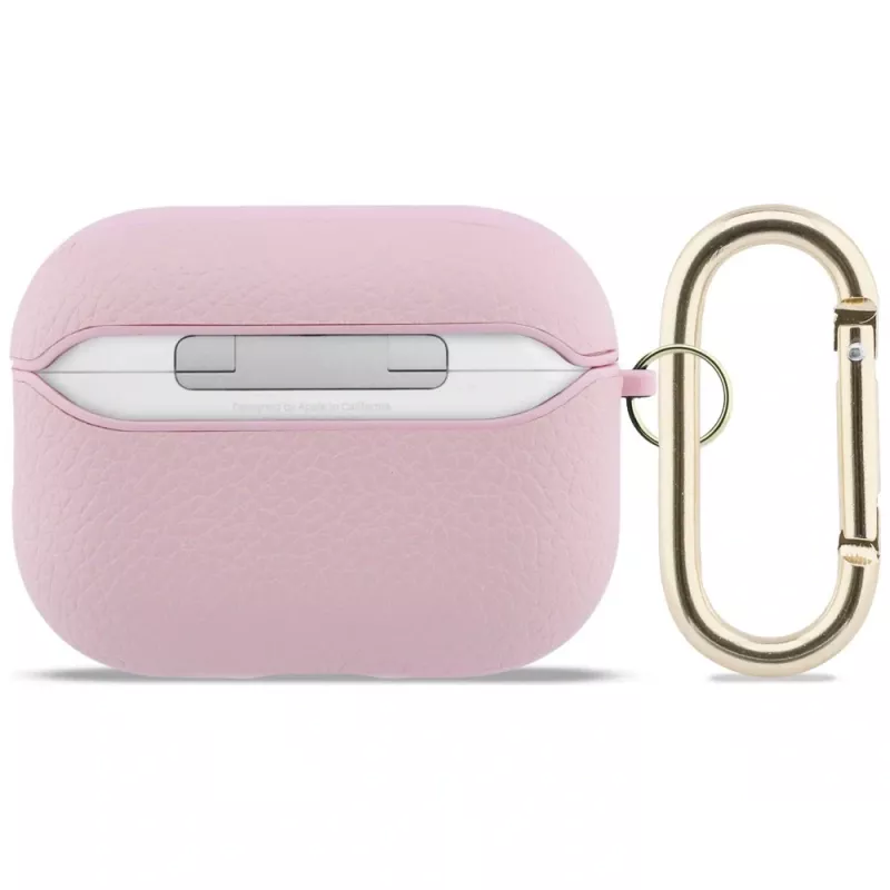 Guess Grained Classic Logo-hoesje voor Apple AirPods Pro 3e generatie - roze
