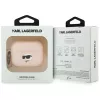 Karl Lagerfeld siliconen Choupette Head 3D-hoesje voor AirPods Pro 3, roze