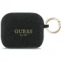 Guess siliconen Glitter Ring-hoesje voor AirPods Pro 3, zwart
