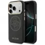 Guess Perforated 4G MagSafe-hoesje voor iPhone 17 Pro, zwart
