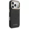 Guess Perforated 4G MagSafe-hoesje voor iPhone 17 Pro, zwart