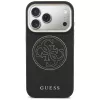 Guess Perforated 4G MagSafe-hoesje voor iPhone 17 Pro Max, zwart