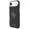 Guess FW Resin Logo-hoesje voor iPhone Air, zwart