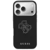 Guess FW Resin Logo backcover voor Apple iPhone 17 Pro, zwart