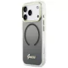 Guess IML Gradient Script Metal MagSafe-hoesje voor Apple iPhone 17 Pro Max, zwart