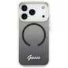 Guess IML Gradient Script Metal MagSafe-hoesje voor Apple iPhone 17 Pro Max, zwart