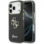 Guess IML 4G Script Metal-hoesje voor Apple iPhone 17 Pro, zwart
