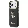 Guess IML 4G Script Metal-hoesje voor Apple iPhone 17 Pro, zwart