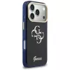 Guess IML 4G Script Metal-hoesje voor Apple iPhone 17 Pro - blauw
