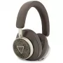 Guess 4G Triangle Logo draadloze Bluetooth 5.4 on-ear hoofdtelefoon met ENC - bruin