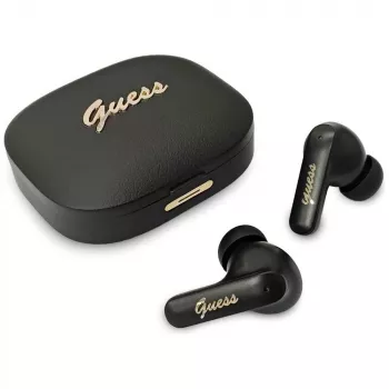 Guess Script Metal TWS-oordopjes zwart