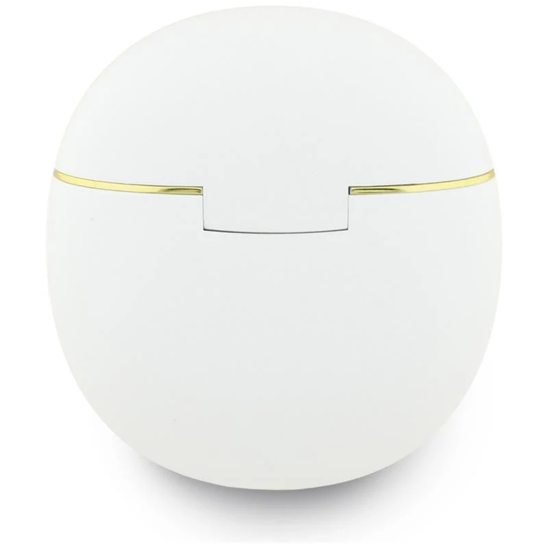 Guess Gold Line Triangle - Bluetooth TWS-hoofdtelefoon met oplaadcase (wit)