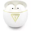 Guess Gold Line Triangle - Bluetooth TWS-hoofdtelefoon met oplaadcase (wit)