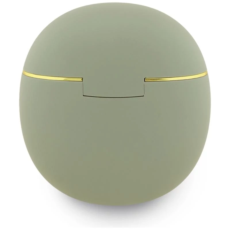 Guess Gold Line Triangle TWS Bluetooth-oordopjes met oplaadcase (khaki)