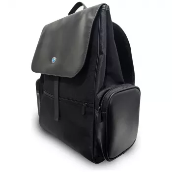 BMW Side Pockets Metal Logo 15 laptoprugzak zwart