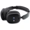 BMW over-ear Bluetooth-hoofdtelefoon met opgedrukte logo's, zwart