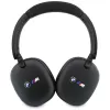 BMW over-ear Bluetooth-hoofdtelefoon met opgedrukte logo's, zwart