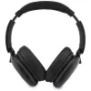BMW over-ear Bluetooth-hoofdtelefoon met opgedrukte logo's, zwart