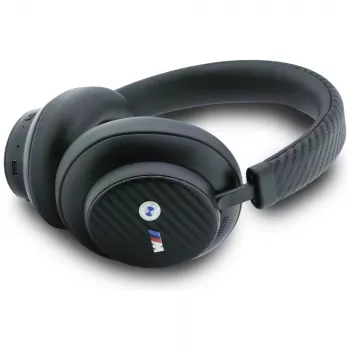 BMW M Carbon Metal Logo Bluetooth ENC over-ear hoofdtelefoon zwart