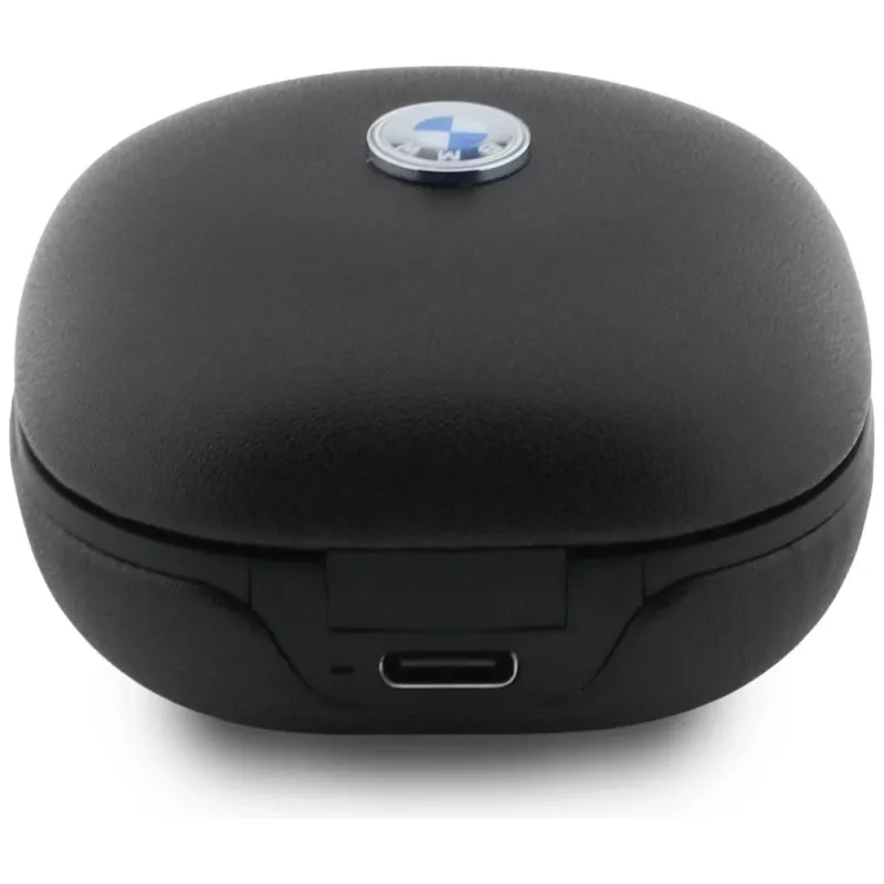 BMW LeatherMetal Logo ENC TWS Bluetooth 5.3-oordopjes zwart