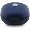 BMW LeatherMetal Logo ENC TWS Bluetooth oordopjes marineblauw