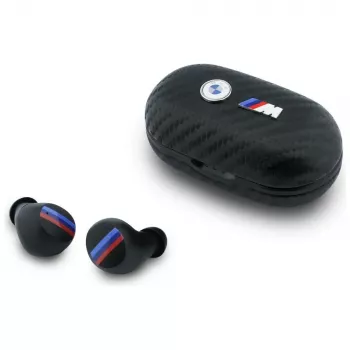 BMW Bluetooth TWS-oordopjes Carbon Metal Logo ENC zwart