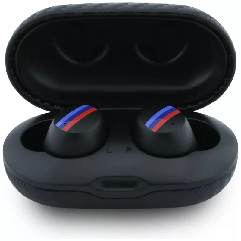 BMW Bluetooth TWS-oordopjes Carbon Metal Logo ENC zwart