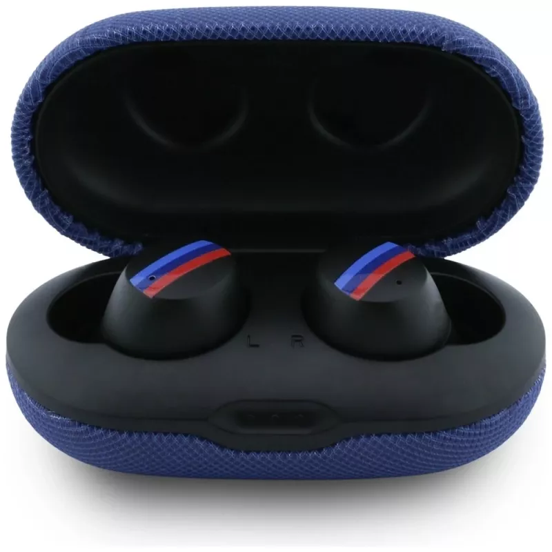 BMW M Metal Logo TWS Bluetooth 5.3-oordopjes met ENC, blauw