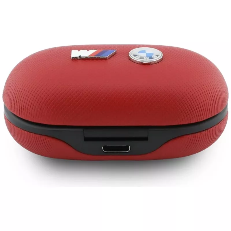 BMW M Metal Logo TWS Bluetooth-oordopjes met ENC, rood