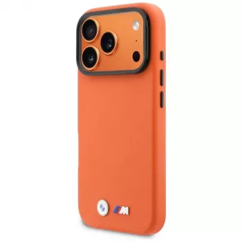 BMW M Metal Logo MagSafe-hoesje voor iPhone 17 Pro oranje