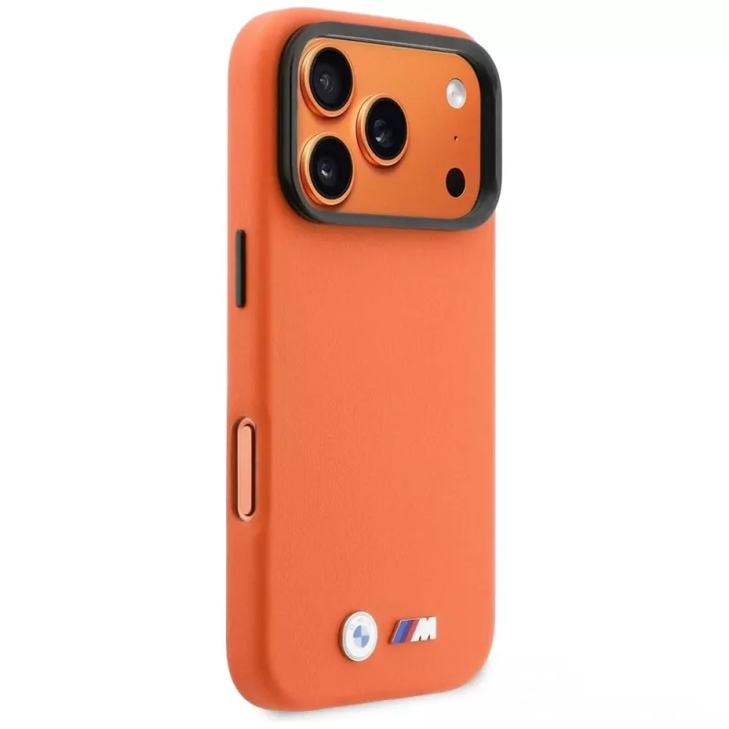BMW M Metal Logo MagSafe-hoesje voor iPhone 17 Pro oranje