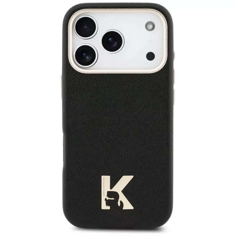 Karl Lagerfeld Karl Head Logo MagSafe-hoesje voor Apple iPhone 17 Pro, zwart