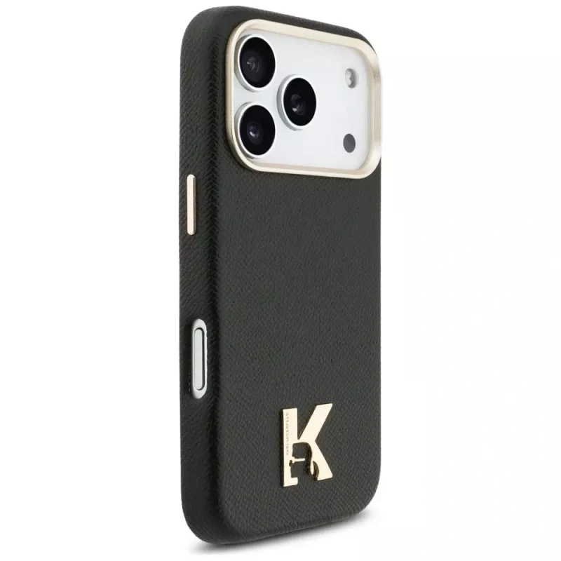 Karl Lagerfeld Karl Head Logo MagSafe-hoesje voor Apple iPhone 17 Pro, zwart