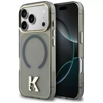 KARL LAGERFELD IML K Head Logo MagSafe-hoesje voor Apple iPhone 17 Pro Max, zwart