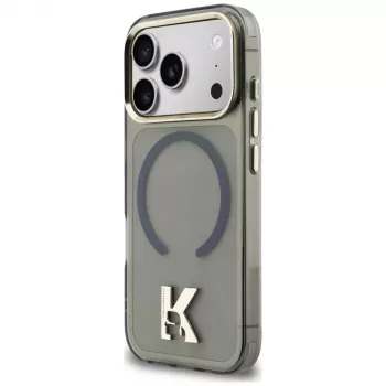 KARL LAGERFELD IML K Head Logo MagSafe-hoesje voor Apple iPhone 17 Pro Max, zwart