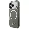 KARL LAGERFELD IML KL Script Logo MagSafe-hoesje voor Apple iPhone 17 Pro, zwart