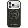 KARL LAGERFELD K Head Point Logo MagSafe-hoesje voor Apple iPhone 17 Pro, zwart