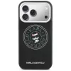 KARL LAGERFELD Point & Choupette Sketch MagSafe-hoesje voor iPhone 17 Pro Max, zwart