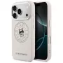 Karl Lagerfeld Point & Choupette Sketch MagSafe-hoesje voor Apple iPhone 17 Pro, roze