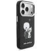 KARL LAGERFELD Karl & Choupette Back Logo MagSafe-hoesje voor iPhone 17 Pro, zwart