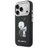 KARL LAGERFELD Karl & Choupette Back Logo MagSafe-hoesje voor iPhone 17 Pro Max, zwart