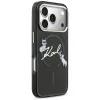 KARL LAGERFELD IML Choupettes KarlScript Logo MagSafe-hoesje voor Apple iPhone 17 Pro, zwart