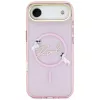KARL LAGERFELD IML Choupettes KarlScript Logo MagSafe-hoesje voor iPhone Air, roze